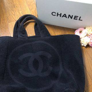 シャネル(CHANEL)のジムや旅行のお供に♬CHANEL顧客予約完売品・タオルバック(トートバッグ)