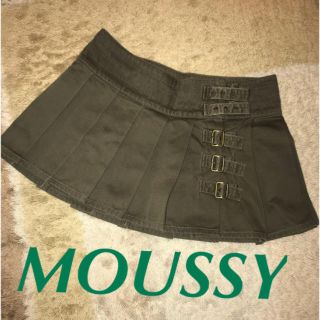 マウジー(moussy)のMOUSSY マウジー プリーツ ミニスカート ミリタリー アーミー (ミニスカート)