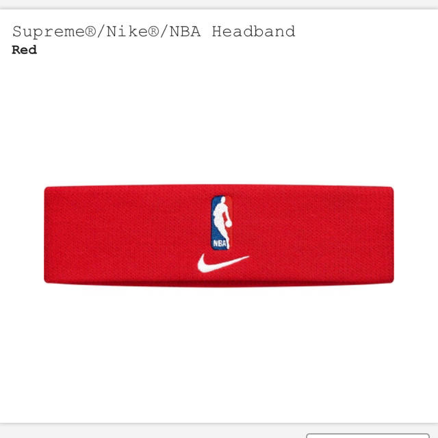 Supreme(シュプリーム)の最安 Supreme Nike NBA Headband ナイキ ヘッドバンド メンズのファッション小物(その他)の商品写真