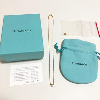 ティファニー(Tiffany & Co.)のティファニー  バイザヤード  ネックレス  ＹＧ  0.14カラット(ネックレス)