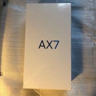 アンドロイド(ANDROID)の未開封 OPPO AX7 (gold)(スマートフォン本体)