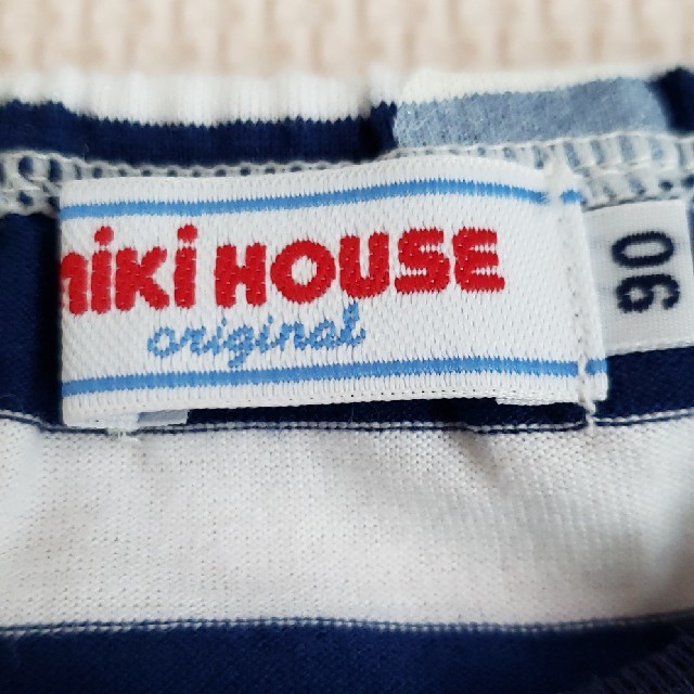 mikihouse(ミキハウス)のミキハウス 半袖 ワンピース 90cm キッズ/ベビー/マタニティのキッズ服女の子用(90cm~)(ワンピース)の商品写真