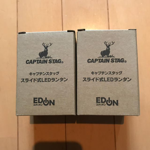 CAPTAIN STAG(キャプテンスタッグ)のエディオン キャプテンスタッグ スライド式LEDランタン スポーツ/アウトドアのアウトドア(ライト/ランタン)の商品写真