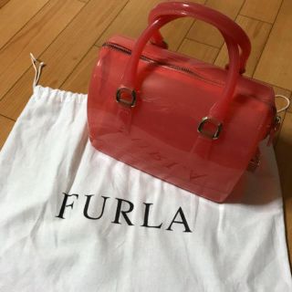 フルラ(Furla)の最終値下げ！フルラ ★ パステルオレンジ キャンディバッグ(ハンドバッグ)