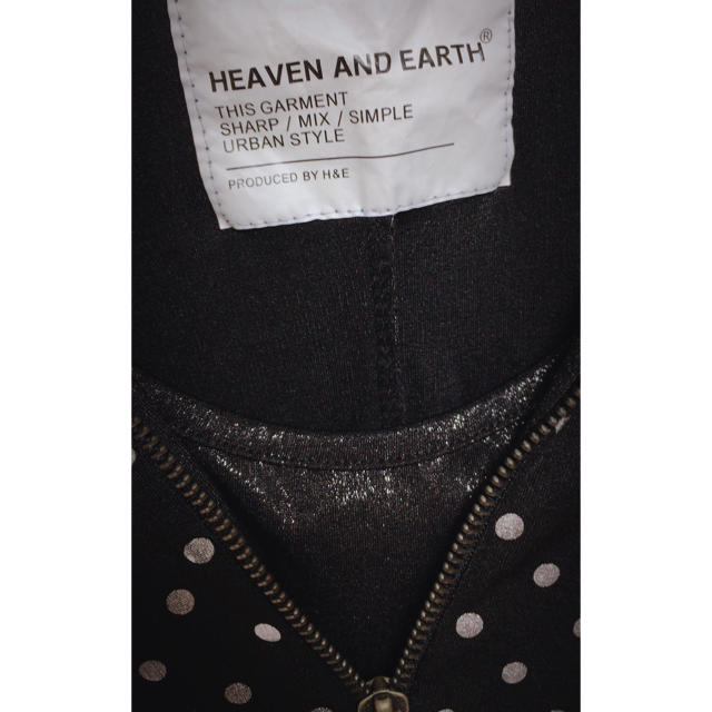 HEAVEN and Earth(ヘブンアンドアース)のheaven and earth 黒 トップス(ワンピース) レディースのトップス(チュニック)の商品写真