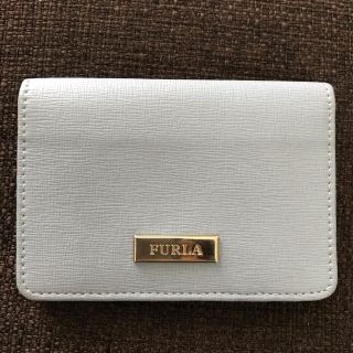 フルラ(Furla)のFURLA フルラ カードケース ペールブルー(名刺入れ/定期入れ)