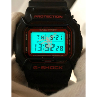 ジーショック(G-SHOCK)の限定/G-SHOCK/フェアリーチャーム/DW-5600/スピード/箱付/レッド(腕時計(デジタル))