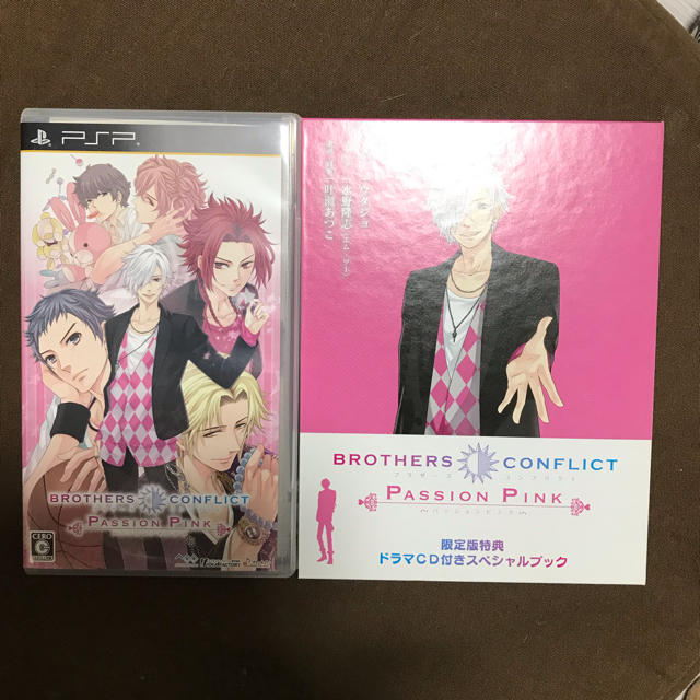 PlayStation Portable(プレイステーションポータブル)のBROTHERS CONFLICT Passion Pink 限定版 PSP エンタメ/ホビーのゲームソフト/ゲーム機本体(携帯用ゲームソフト)の商品写真