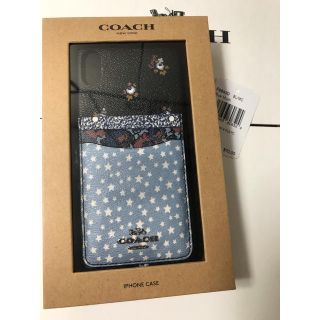 コーチ(COACH)の新品 コーチ COACH iPhone XS Max ケース 花柄 レザー (iPhoneケース)