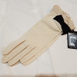 ランバン(LANVIN)のLANVIN　夏用手袋　リボンパール付　スマホ対応(手袋)