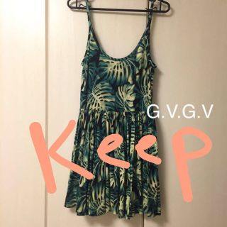 ジーヴィジーヴィ(G.V.G.V.)の27日まで取り置き中(ミニワンピース)