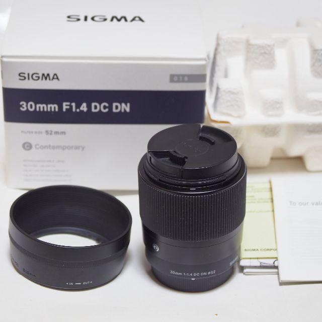 美品 シグマ 30mm F1.4 DC DN [マイクロフォーサーズ用]カメラ