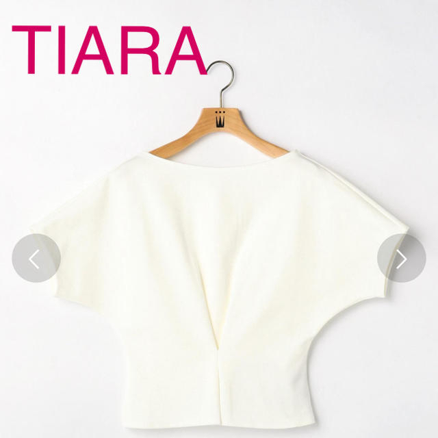 tiara(ティアラ)のTIARA ポンチカットソー2way レディースのトップス(カットソー(半袖/袖なし))の商品写真