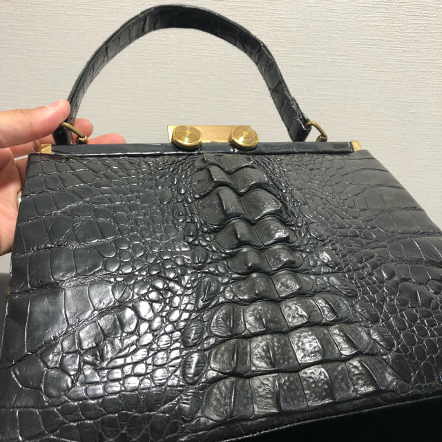 専用◼️超可愛いリアルクロコダイルのワニ革ハンドバッグ 定価98万