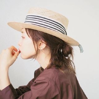 シャポードオー chapeau d’O Bao Canotier(麦わら帽子/ストローハット)