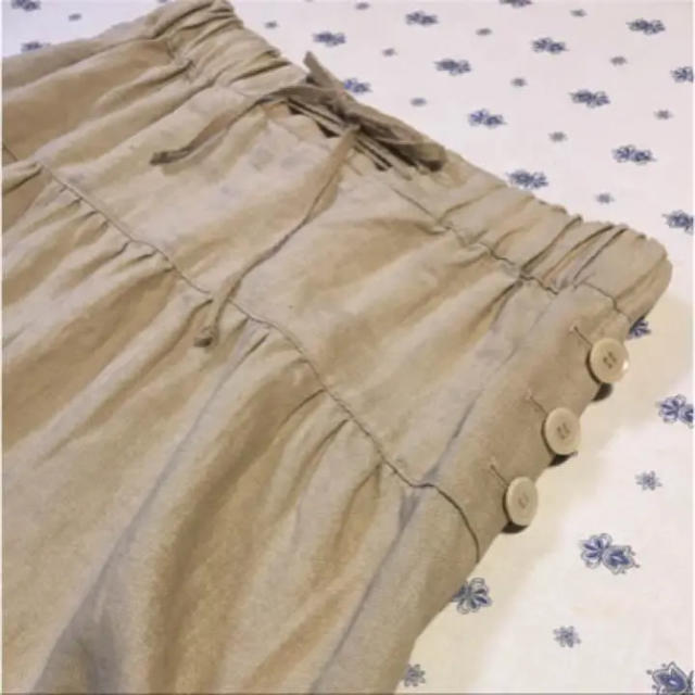 フレンチリネン スカート 新品 レディースのスカート(ひざ丈スカート)の商品写真