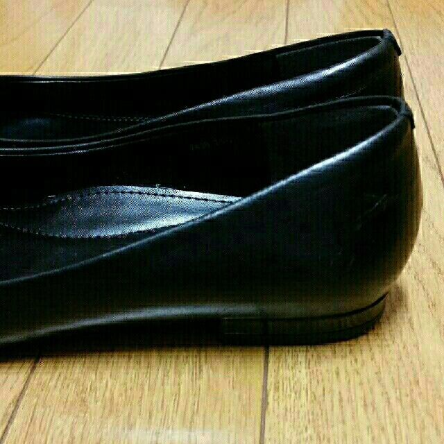 値下げ⭐unity⭐ 23.5cm 本革　フラット靴 レディースの靴/シューズ(バレエシューズ)の商品写真
