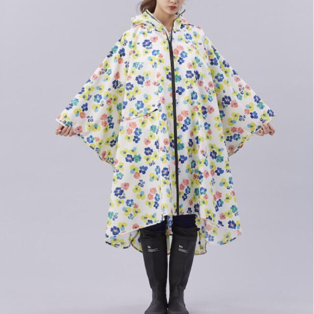 KiU(キウ)のkiuポンチョ レインコート pansy レディースのファッション小物(レインコート)の商品写真