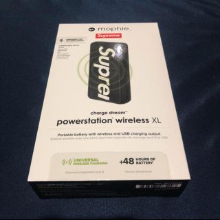 シュプリーム(Supreme)のsupreme Mophie Powerstation Wireless 黒(バッテリー/充電器)