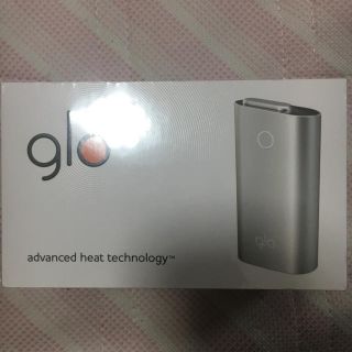 グロー(glo)のglo 新品未開封 シルバー(タバコグッズ)