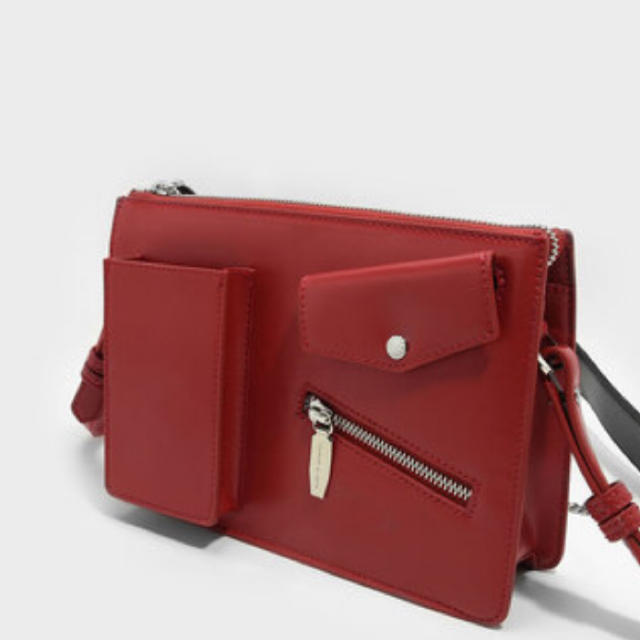 Charles and Keith(チャールズアンドキース)の【Charles and Keith】デュオショルダーバッグ【新品】 レディースのバッグ(ショルダーバッグ)の商品写真