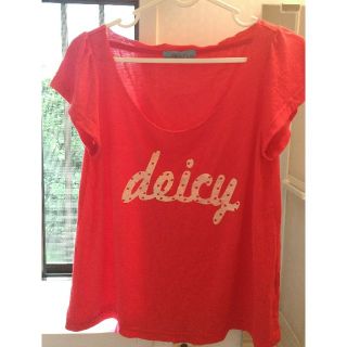 デイシー(deicy)の新品　deicy　デイシー　ロゴTシャツ 梨花(Tシャツ(半袖/袖なし))