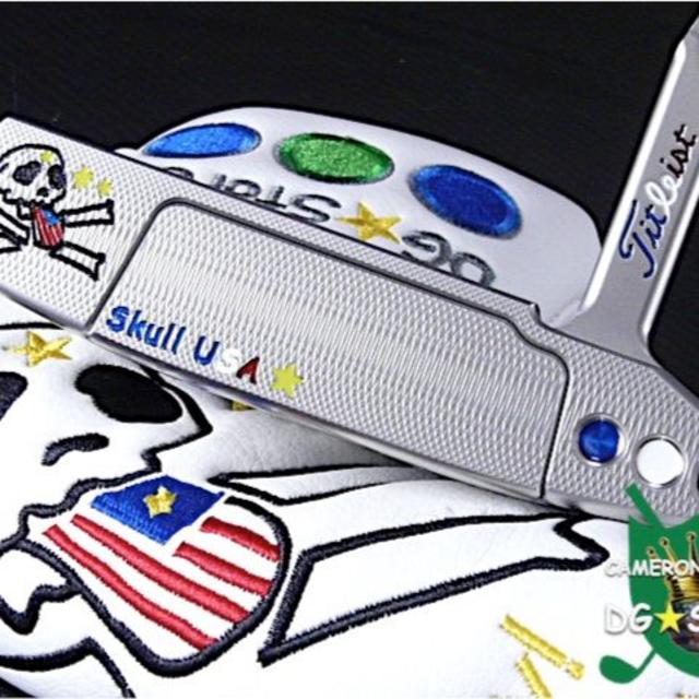 本物の Scotty 34 Ltd Flag-T Skull スコッティキャメロンNewport2