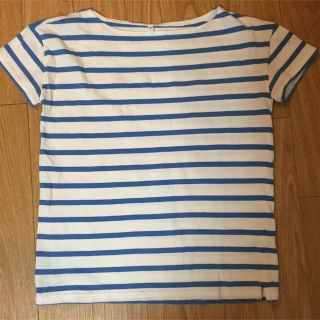 ムジルシリョウヒン(MUJI (無印良品))のユフフ様専用 無印 ボーダーTシャツとブラウス二点(Tシャツ(半袖/袖なし))