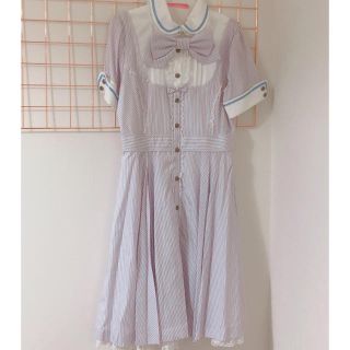 アンジェリックプリティー(Angelic Pretty)のストライプワンピース(ひざ丈ワンピース)