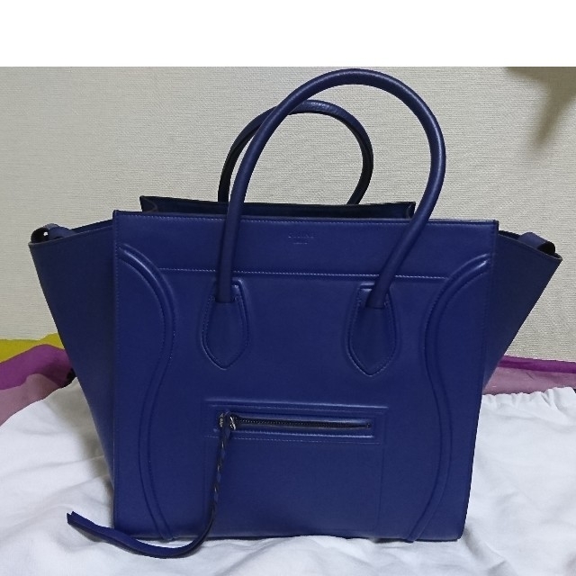 celine(セリーヌ)のヒロ様専用★セリーヌ  ラゲージ  ファントム  ブルー レディースのバッグ(ハンドバッグ)の商品写真