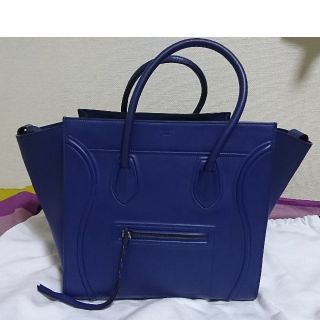 セリーヌ(celine)のヒロ様専用★セリーヌ  ラゲージ  ファントム  ブルー(ハンドバッグ)