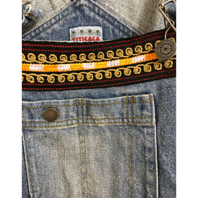titicaca(チチカカ)のいとハピナス様専用チチカカデニムサロペットジャンパースカート レディースのパンツ(サロペット/オーバーオール)の商品写真