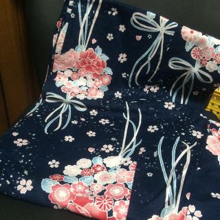 ユニクロ(UNIQLO)の花柄リボン 浴衣(浴衣)