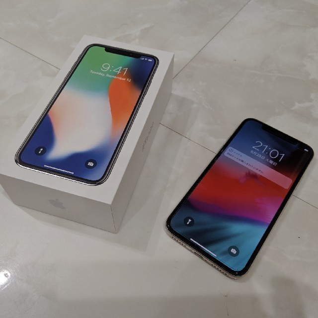 iPhoneX 64ギガ シルバー SIMフリー