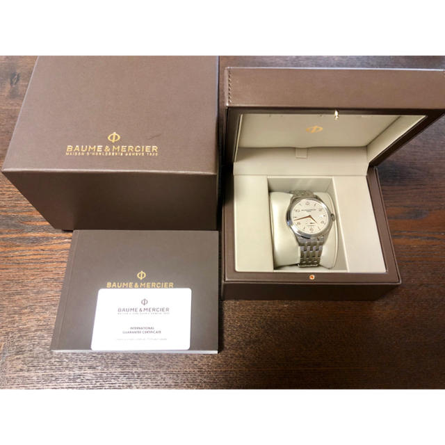 最終価格！ボーム＆メルシェ BAUME&MERCIER クリフトン腕時計(アナログ)