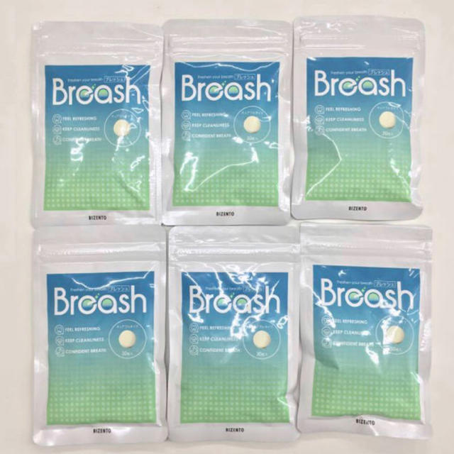 【特売セール】ブレッシュ 口臭ケアサプリ Breash 6袋セットのサムネイル
