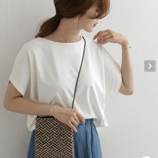 アーバンリサーチドアーズ(URBAN RESEARCH DOORS)の今季新品☆ドアーズ ドライコットンボートネックTシャツ/アダムエロペ、イエナ(Tシャツ(半袖/袖なし))