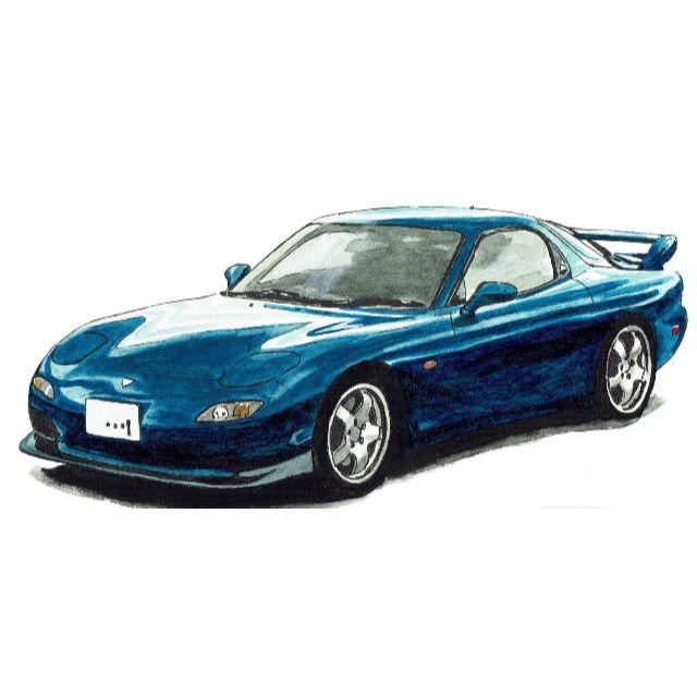 NC-837 RX-7/ロードスター限定版画 直筆サイン額装●作家平右ヱ門 2