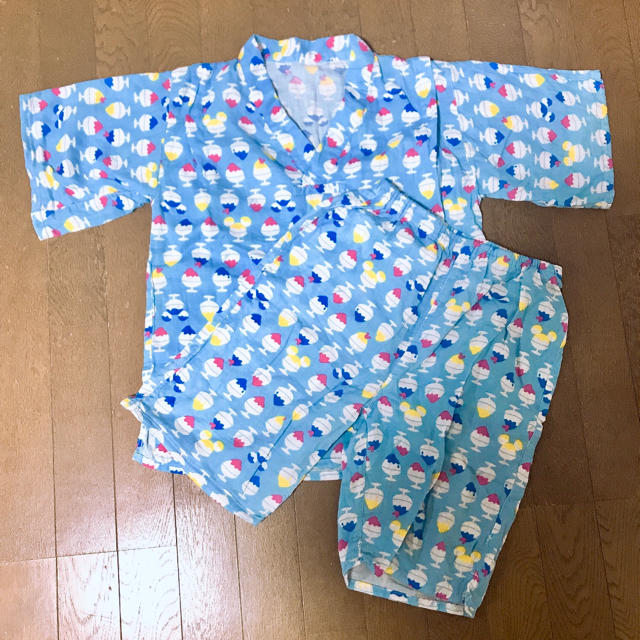 Disney(ディズニー)のミッキーモチーフ(かき氷) かぶり甚平 150 キッズ/ベビー/マタニティのキッズ服男の子用(90cm~)(甚平/浴衣)の商品写真