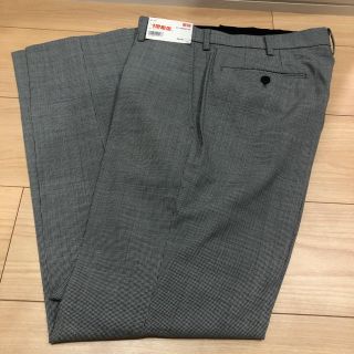 ユニクロ(UNIQLO)のUNIQLO メンズ スラックス パンツ ウールブレンドノータックパンツ(スラックス)