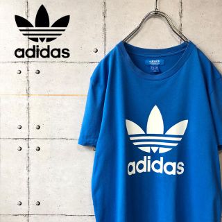 アディダス(adidas)の【激レア】adidas アディダス オリジナルス デカロゴ  Tシャツ(Tシャツ/カットソー(半袖/袖なし))