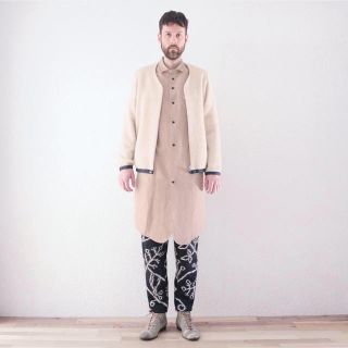 オータ(ohta)のohta / 16AW beige long jacket (シャツ)