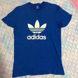 アディダス(adidas)のadidas Tシャツ ブルー(Tシャツ/カットソー(半袖/袖なし))