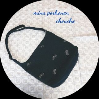 ミナペルホネン(mina perhonen)のミナペルホネン❦ワンショルダー❦chouchoネイビー❦ハンドメイド(バッグ)