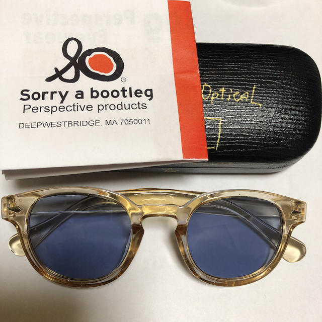 Sorry a bootleg optical 鯖江 N° 01 yellow-