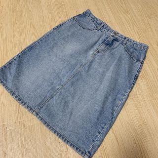 ジーナシス(JEANASIS)の美品 デニムタイトスカート (ひざ丈スカート)