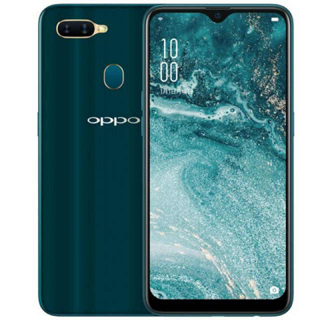 新品 OPPO AX7 ブルー