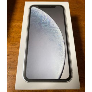 アップル(Apple)のiPhonexr ホワイト (スマートフォン本体)