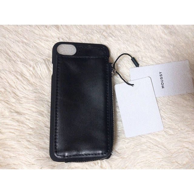 moussy(マウジー)のレア！！ MOUSSY レザーiPhoneケース レディースのファッション小物(その他)の商品写真