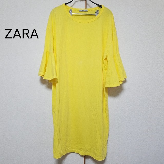 ZARA(ザラ)のZARA Tシャツ生地ロング丈 レディースのトップス(カットソー(長袖/七分))の商品写真